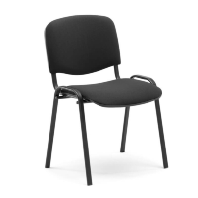 Stapelstuhl ISO Konferenzstuhl Besucherstuhl Gestell Schwarz