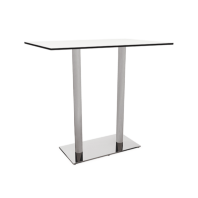 Stehtisch HERA Ø v2 Outdoor Tisch Dekor Weiß für Gastronomie