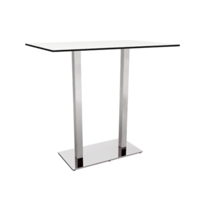 Stehtisch HERA v2 Outdoor Tisch Dekor Weiß für Gastronomie