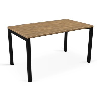 Holztisch NONA Natur Eiche Massivholz Schreibtisch Bürotisch