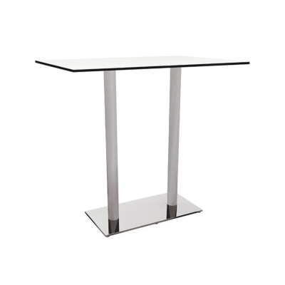 Stehtisch HERA Ø v2 Outdoor Tisch Dekor Weiß für Gastronomie